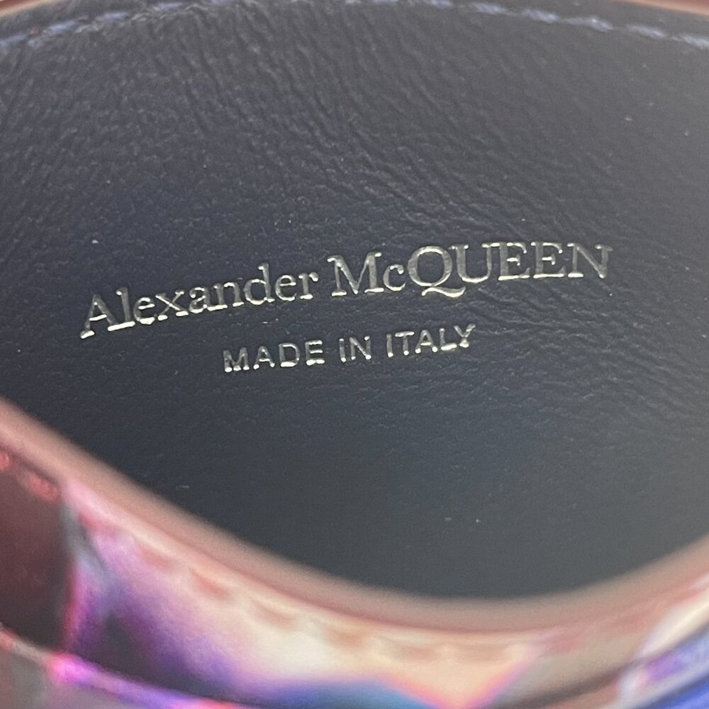Alexander McQueen Solarized Flower Leather Card Case - NWOT - Picture 6 of 7